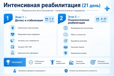 Реабилитация за 21 день в Екатеринбурге